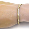 Gold Tone Basic Bracelet, Polished, Golden Finish, 04.242.0020.09GT