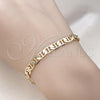 Oro Laminado Basic Bracelet, Gold Filled Style Mariner Design, Polished, Golden Finish, 5.222.024.08