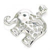 Sterling Silver Fancy Pendant, Elephant Design, Polished,, 05.398.0035