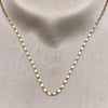 Oro Laminado Basic Necklace, Gold Filled Style Polished, Golden Finish, 04.213.0029.18