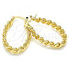 Oro Laminado Small Hoop, Gold Filled Style Polished, Golden Finish, 02.170.0246.25