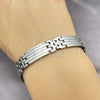 Stainless Steel Solid Bracelet, Polished, Steel Finish, 03.114.0315.3.09