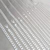 Sterling Silver Basic Anklet, Curb Design, Polished, Silver Finish, 03.420.0033.10