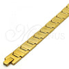 Stainless Steel Solid Bracelet, Polished, Golden Finish, 03.114.0284.08