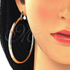 Oro Laminado Extra Large Hoop, Gold Filled Style Hollow Design, Polished, Golden Finish, 5.136.001.70