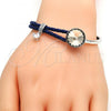 Rhodium Plated Individual Bangle, with Light Silk Swarovski Crystals and White Micro Pave, Polished, Rhodium Finish, 07.239.0001.12 (03 MM Thickness, One size fits all)