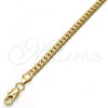 Gold Tone Basic Bracelet, Polished, Golden Finish, 04.242.0022.09GT