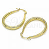 Oro Laminado Medium Hoop, Gold Filled Style Diamond Cutting Finish, Golden Finish, 02.170.0281.30