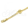 Oro Laminado Fancy Bracelet, Gold Filled Style Polished, Golden Finish, 03.63.2068.07