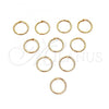 Oro Laminado Bead, Gold Filled Style, 5.234.005