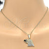 Oro Laminado Fancy Pendant, Gold Filled Style Eagle Design, Polished, Tricolor, 5.180.012