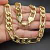 Oro Laminado Basic Necklace, Gold Filled Style Diamond Cutting Finish, Golden Finish, 03.419.0009.24
