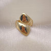 Oro Laminado Elegant Ring, Gold Filled Style Polished, Golden Finish, 01.60.0016
