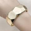 Oro Laminado Individual Bangle, Gold Filled Style Disco Design, Polished, Golden Finish, 07.215.0011.05