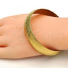 Oro Laminado Individual Bangle, Gold Filled Style Polished, Golden Finish, 07.165.0013.05