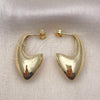 Oro Laminado Small Hoop, Gold Filled Style Polished, Golden Finish, 02.163.0305.18