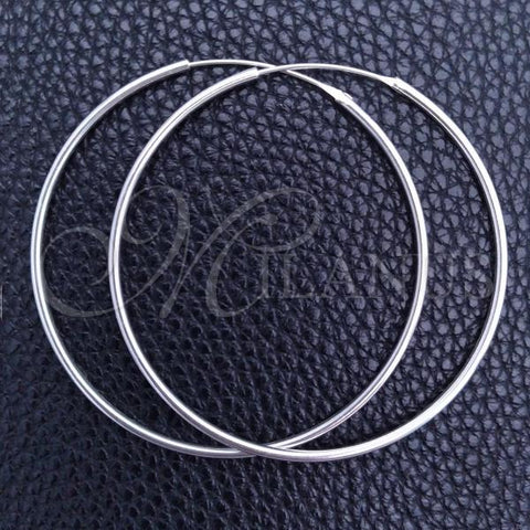 Sterling Silver Large Hoop, Polished, Silver Finish, 02.397.0038.50