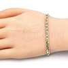 Oro Laminado Basic Bracelet, Gold Filled Style Mariner Design, Polished, Golden Finish, 5.222.025.07