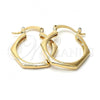 Oro Laminado Small Hoop, Gold Filled Style Polished, Golden Finish, 5.158.012