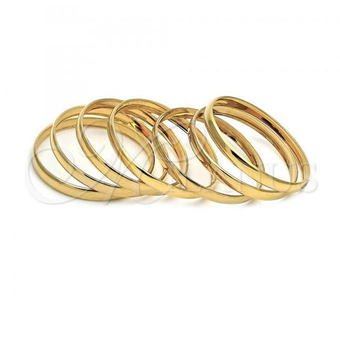 Oro Laminado Semanario Bangle, Gold Filled Style Polished, Golden Finish, 5.232.004.01 (04 MM Thickness, Size 1 - 1.50 Diameter)