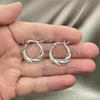 Sterling Silver Small Hoop, Polished, Silver Finish, 02.393.0005.20