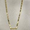 Oro Laminado Basic Necklace, Gold Filled Style Polished, Golden Finish, 04.213.0085.24