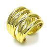 Oro Laminado Elegant Ring, Gold Filled Style Polished, Golden Finish, 01.341.0149