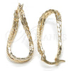 Oro Laminado Small Hoop, Gold Filled Style Diamond Cutting Finish, Golden Finish, 02.170.0188.15