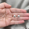 Sterling Silver Stud Earring, Ball Design, Polished, Silver Finish, 02.401.0055.09