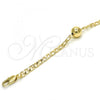 Oro Laminado Fancy Anklet, Gold Filled Style Polished, Golden Finish, 03.63.2068.10