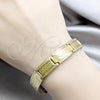 Stainless Steel Solid Bracelet, Polished, Golden Finish, 03.63.22949.08