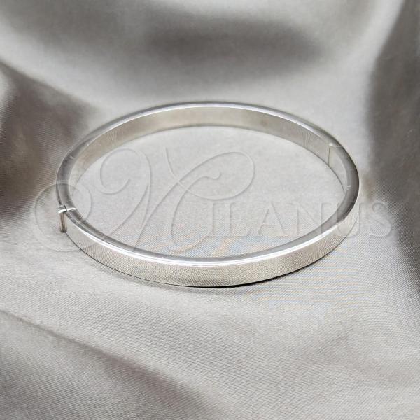 Sterling Silver Individual Bangle, Polished, Silver Finish, 07.409.0015.05