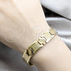 Stainless Steel Solid Bracelet, Polished, Golden Finish, 03.63.22943.08