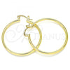 Oro Laminado Medium Hoop, Gold Filled Style Polished, Golden Finish, 5.134.010.30