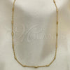Oro Laminado Basic Necklace, Gold Filled Style Polished, Golden Finish, 04.318.0004.18