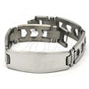 Stainless Steel Solid Bracelet, Polished, Steel Finish, 03.114.0236.08