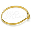 Oro Laminado Individual Bangle, Gold Filled Style Polished, Golden Finish, 07.192.0023.06 (10 MM Thickness, Size 6 - 2.75 Diameter)