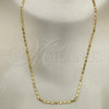 Oro Laminado Basic Necklace, Gold Filled Style Polished, Golden Finish, 04.213.0084.24
