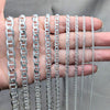 Sterling Silver Basic Necklace, Mariner Design, Polished, Silver Finish, 04.420.0017.24