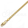 Gold Tone Basic Necklace, Mariner Design, Polished, Golden Finish, 04.242.0031.24GT