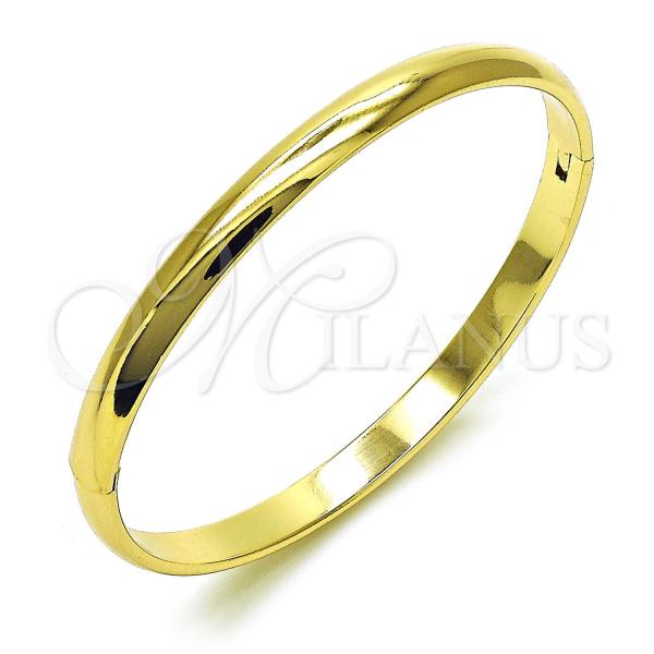 Oro Laminado Individual Bangle, Gold Filled Style Polished, Golden Finish, 07.213.0013.05