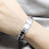 Stainless Steel Solid Bracelet, Polished, Steel Finish, 03.63.22965.08