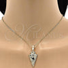 Oro Laminado Fancy Pendant, Gold Filled Style Diamond Cutting Finish, Golden Finish, 5.179.031