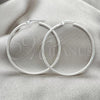 Sterling Silver Medium Hoop, Hollow Design, Polished, Silver Finish, 02.389.0186.40