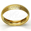 Oro Laminado Individual Bangle, Gold Filled Style Polished, Golden Finish, 07.165.0013.05