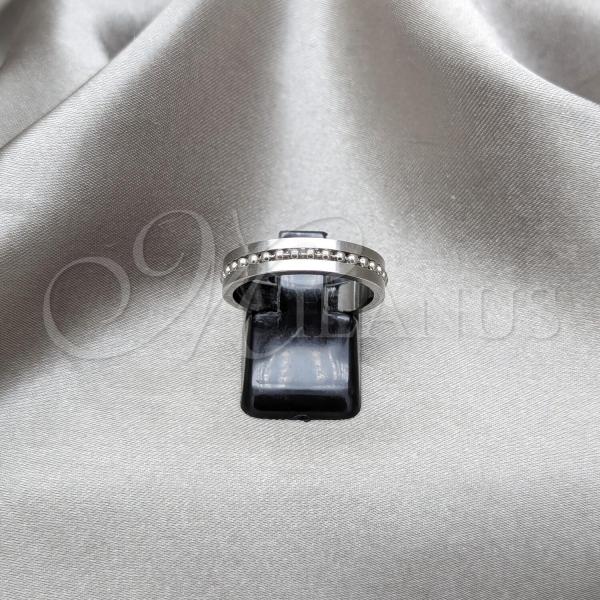 Stainless Steel Mens Ring, Polished, Steel Finish, 01.63.0662.05