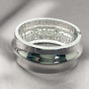 Rhodium Plated Individual Bangle, Polished, Rhodium Finish, 07.215.0013.1.05