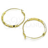 Oro Laminado Medium Hoop, Gold Filled Style Polished, Golden Finish, 02.213.0448.40