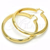 Oro Laminado Large Hoop, Gold Filled Style Polished, Golden Finish, 02.261.0050.60