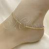 Oro Laminado Basic Anklet, Gold Filled Style Mariner Design, Polished, Golden Finish, 5.222.026.10
